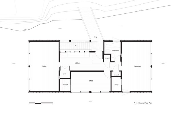 Floating House-Second Floor Plan-1 Kind Design